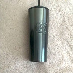 Starbucks black glitter stainless steel